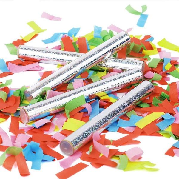Colorful Biodegradable Tissue Wedding Confetti Wands for Party and Festival Shows