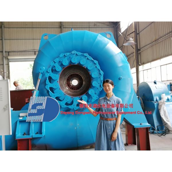 Automatic Control Mode Francis Turbine Generator with Horizontal Or Vertical Layout and 450-1000RPM Rated Speed for Power Generation