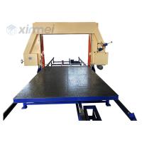 Machine de découpe horizontale de mousse de PU avec table de travail Delta VFD et appareil d'aspiration d'air pour la coupe de précision