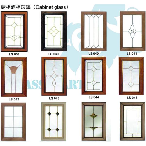 7,5 мм одиночное стекло свинцового шкафа с патиной латунного цинка серого цвета Каминг