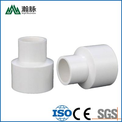 Plastic PVC Drainage Pipe Fittings Head Accessories Reducer Joint Corrosion Resistance