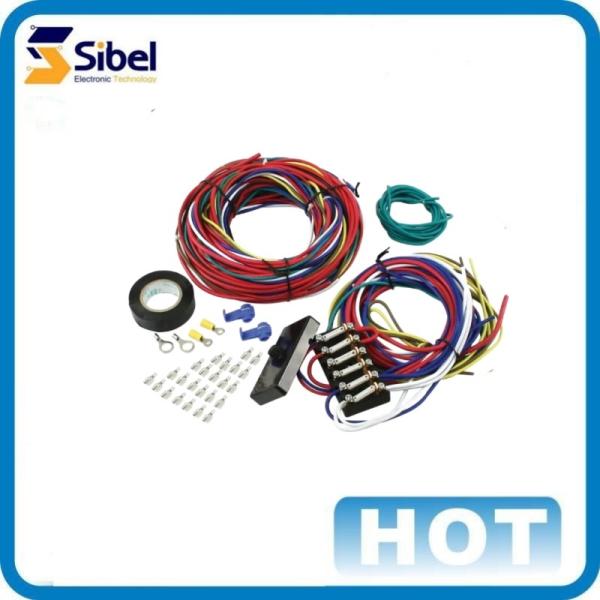 Direct Using 1 leads 2 leads wire harness,New Wholesale Relay DT Plug and Play Wiring Harness for led light bar