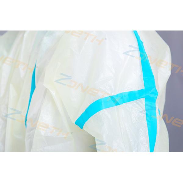Antistatic Dustproof 37g Hospital Disposable Coveralls
