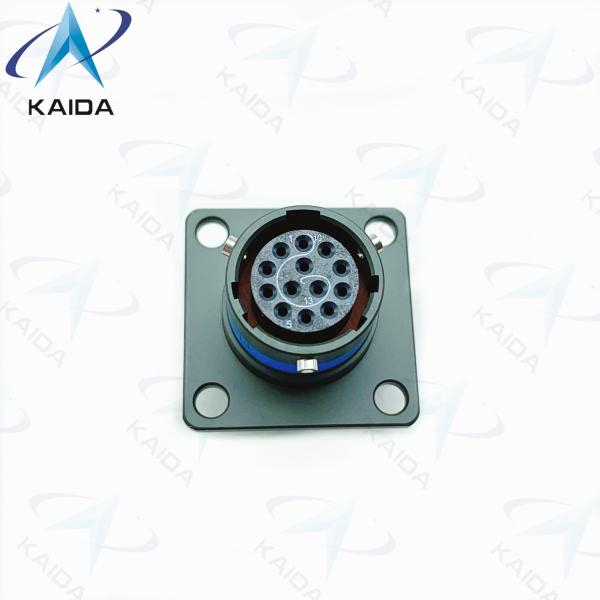 Crimp Wall Mount D38999 Series 2 Receptacle 500V 38999 Ethernet Connector 13 Female Pins.MS27497T10B35S