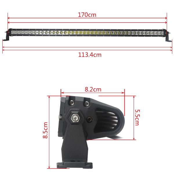 F Style 200W 5W 40LED CREE LED LIGHT BAR 6000K 10-30V Spot beam, Flood Beam, Combo Beam