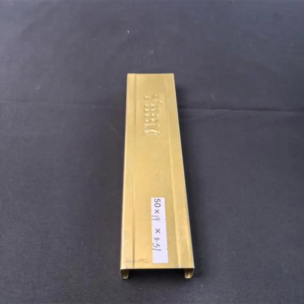 Class A Fire Resistance Suspension Light Steel Keel Ceiling System With And 0.3-1.2mm Thickness