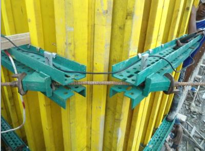 Custom High Security Concrete Wall Formwork With H20 Timber Beam