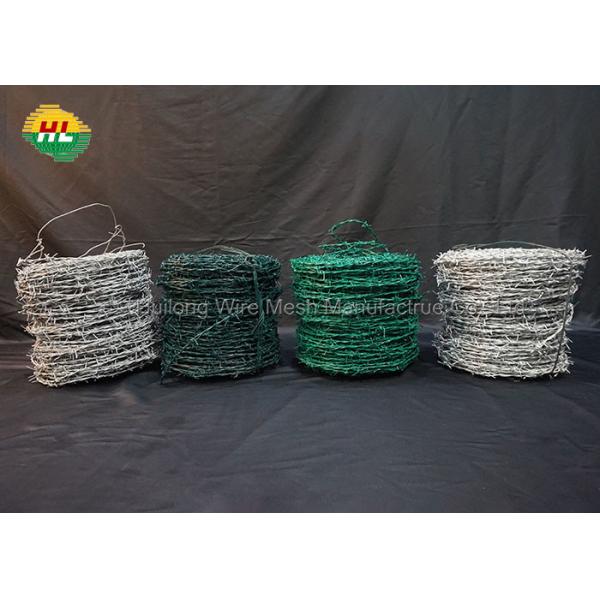 Двойная скрученная оцинкованная колючая проволока горячее погружение 1,5 мм 200 м рулон