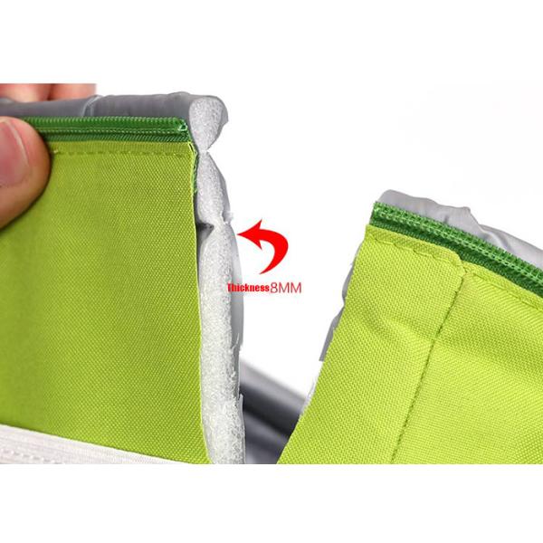 600D Polyester Lunch Cooler Bags SGS Certificated With 8mm EPE Pearl Sponge