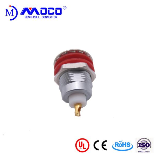 1S 120 Push Pull Electrical Connectors Receptacle With Red Crash Pad