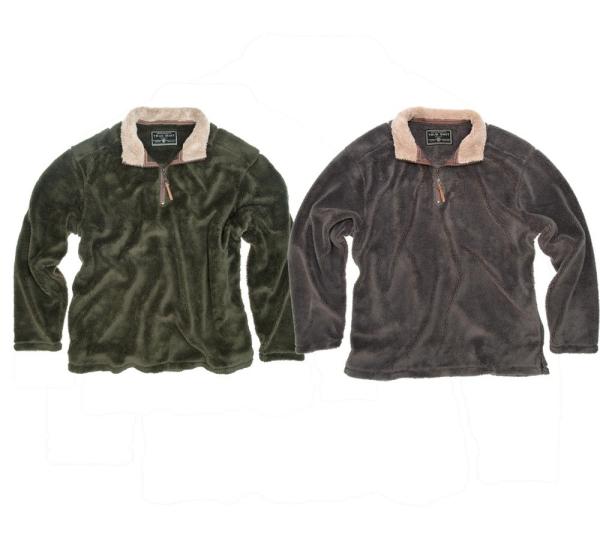 Contrast Collar Oversized Half Zip Sweatshirt , Fleece True Grit Sweatshirt