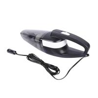 DC12V aspirador de vácuo de carro portátil com cigarro isqueiro lâmpada LED plástico preto
