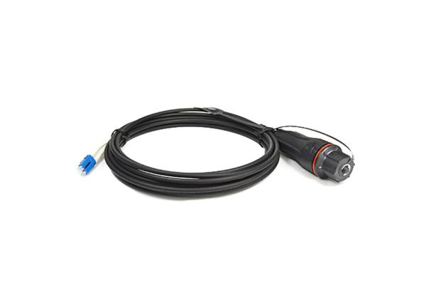 SM / MM Fiber MPO MTP Patch Cord High Flexibility With DLC Connector
