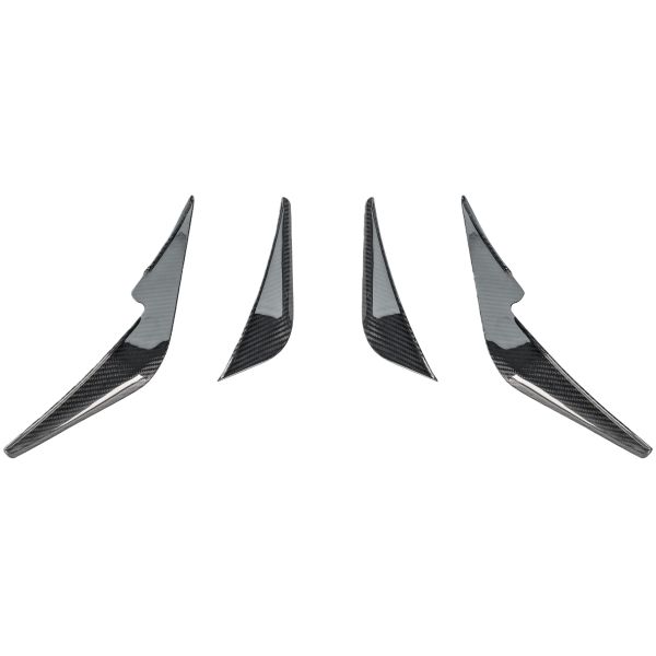 Replace and upgrade AMANS Style Dry Carbon Front Bumper Flaps Lotus Emira OEM Fit Aero Body Kit