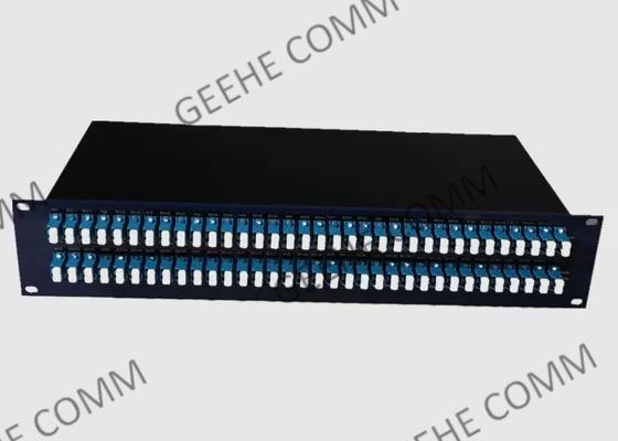 19 Inch 2U Multimode 96 Port LC Duplex Patch Panel