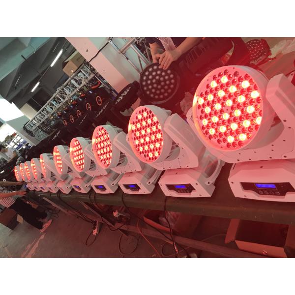 Bright LED Beam Moving Head Light , 108pc 3w Moving Wash Lights With 11 DMX Channels