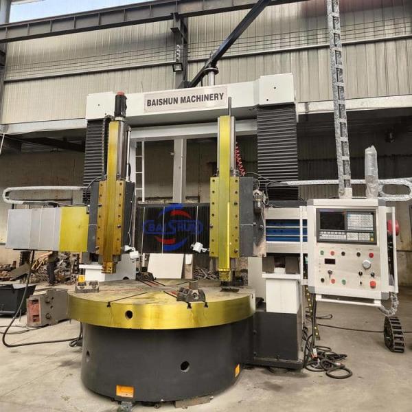 VTL CNC вертикальный поворотный токарный станк с двойной колонной с двойным шпинделем