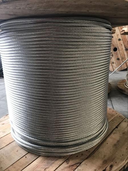 O cabo entrançado de aço galvanizado metal de ASTM, o cabo galvanizado RHOL/LHOL dos aviões coloca o sentido