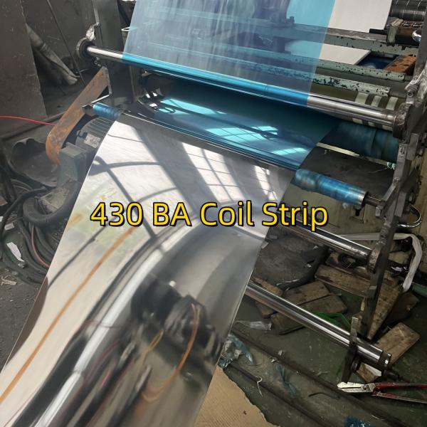 430 Ba DIN1.4016 Wholesale 430 Stainless Steel Strip Coil 0.3-1mm