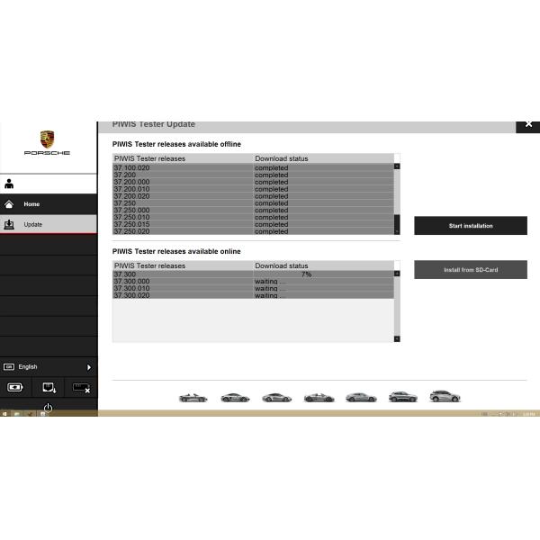 VXDIAG Piwis 3 Porsche Tester Piwis III Car Diagnostic Test Tool With Lenovo T440P Laptop V38.300.030