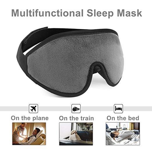 Personalized Memory Foam Eye Mask And Earplugs For Sleeping / Shift Work