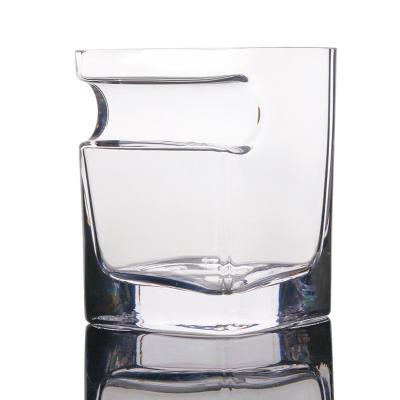 Do dobro de cristal do copo dos vidros de vinho do charuto parte inferior grossa antiquado para o uísque