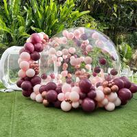 Chambre à bulles gonflable géante étanche à l'air Chambre à bulles Chambre à bulles de cristal Chambre à bulles avec ballons