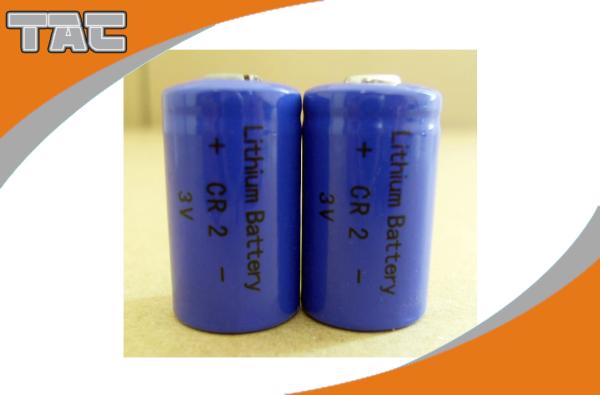Bateria Li-Manganês preliminar estável da tensão de funcionamento 3.0V CR2 para Cammera