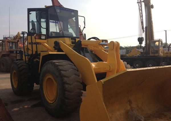O carregador usado da roda de KOMATSU WA320-5 com original de Japão abaixa horários laborais