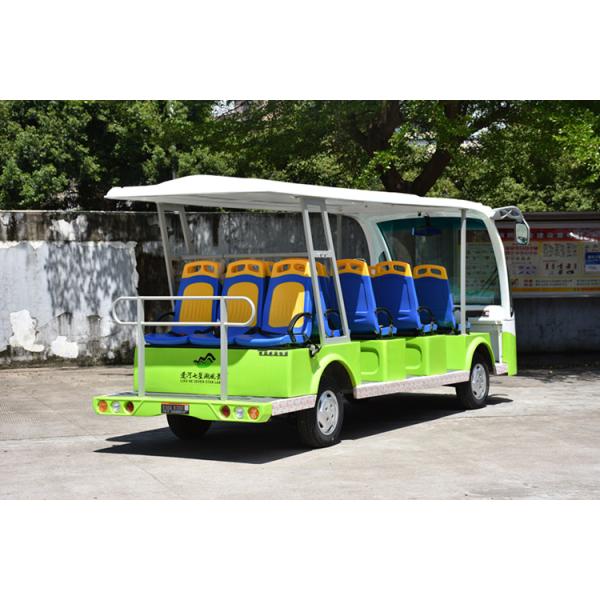 72V / 5KW Curtis Controller Electric School Bus / 14 Seater Electric Shuttle Car