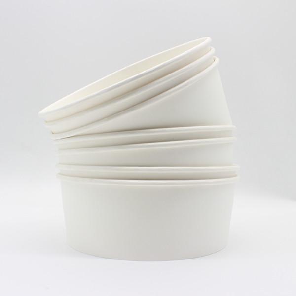 White All Size 100ml Paper Bowls Salad Bowl Kraft For Parties And Events