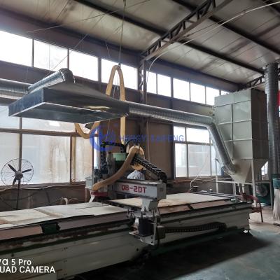 Extractor de poeira industrial personalizado para plantas de processamento de madeira certificado ISO