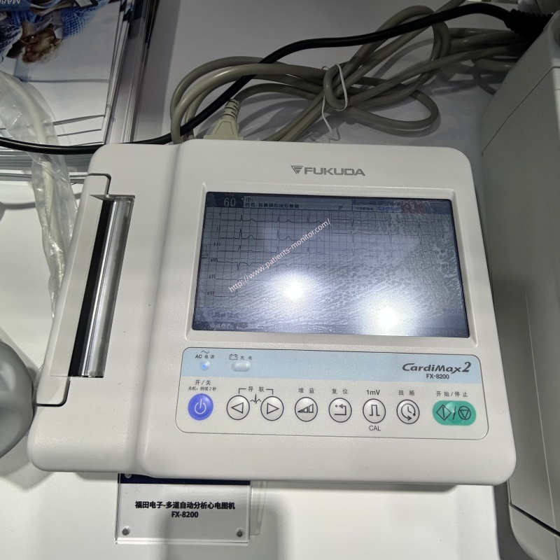 Fukuda FX-8200 Multi-channel Auto-analysis ECG Machine for hospital ICU Medical