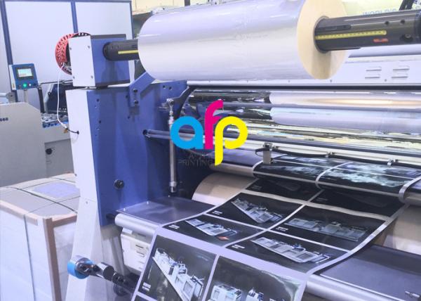 Glossy / Bright / Brilliant 27mic BOPP Thermal Lamination Film For Brochures