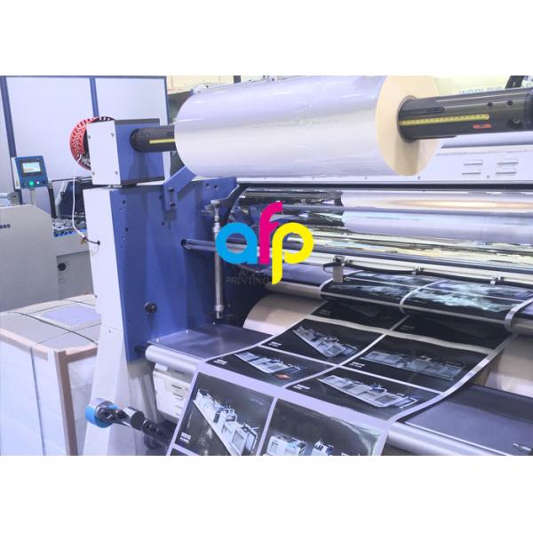 High Grade Matte Film Lamination , White Bopp Thermal Film For Paper / Paperboard