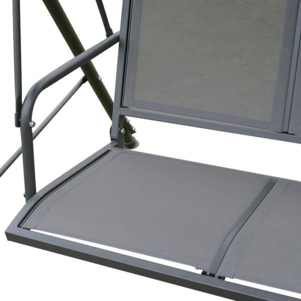 AJUNION 3 Seater Hammock Swing Chair with Canopy Transform Your Porch and Patio Space