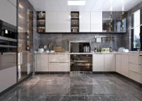 Solid Wood Kitchen Furniture Modular Kitchen Cupboard Cabinet Customized