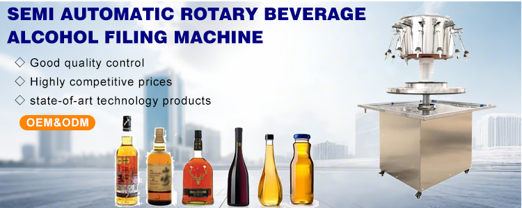 12 Head Rotary Semi Automatic Beverage Alcohol Wine Glass Bottle Liquid Filling Machine