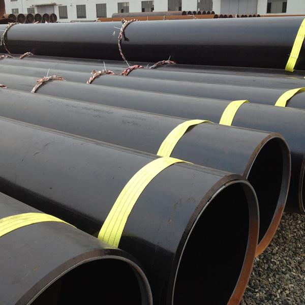 ASTM A106C Black Coated Carbon Steel Pipe Sch40-160 Seamless Steel Pipe for Oil and Water Transportation