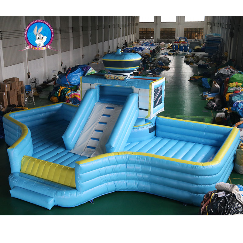 Super Flying Man Inflatable Bouncer Combo Bouncy House Jumpers Inflatable Bounce with Slide for Kids