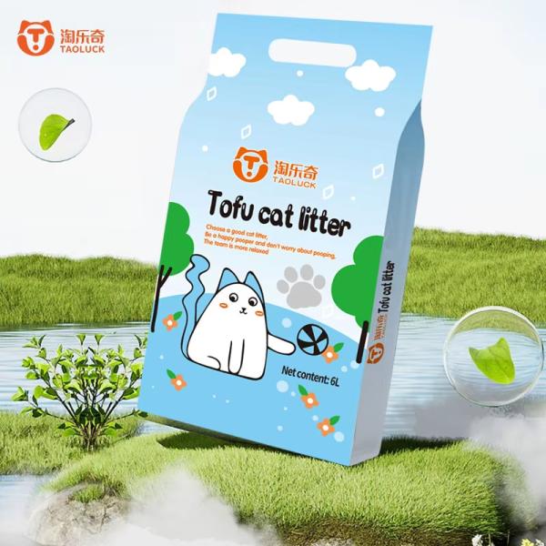 OEM Premium Tofu Cat Litter Litter para gatos sin polvo verde