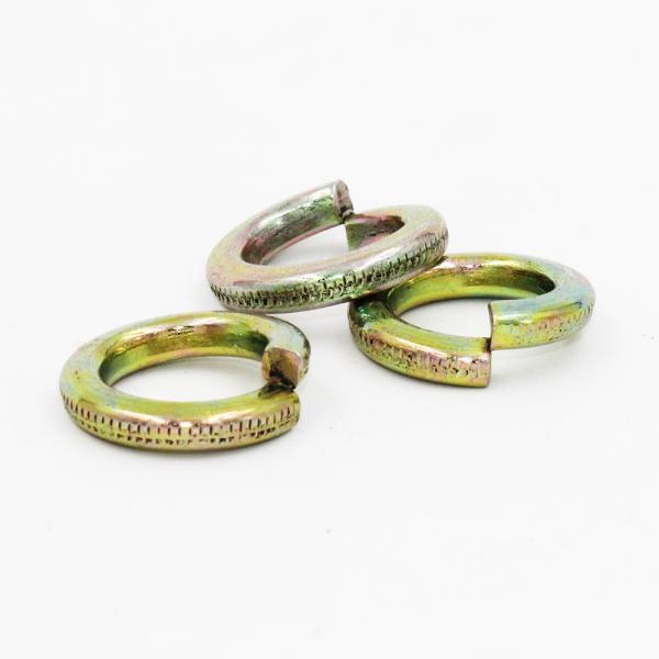 Grade 4 Colored Zinc Spring Washers with Reliability Test Salt Spray Endurance Test