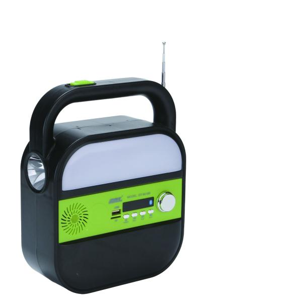 Solar Lighting System With Music And FM Radio Function Home Solar Energy System Kits