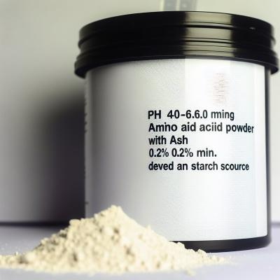pH 4.0-6.0 Amino Acid Powder with Ash 0.2% Min. from Starch Source