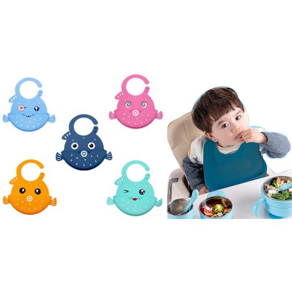 Christmas Gift Baby Drool Bibs , Mother Care Safe Plastic Baby Bibs