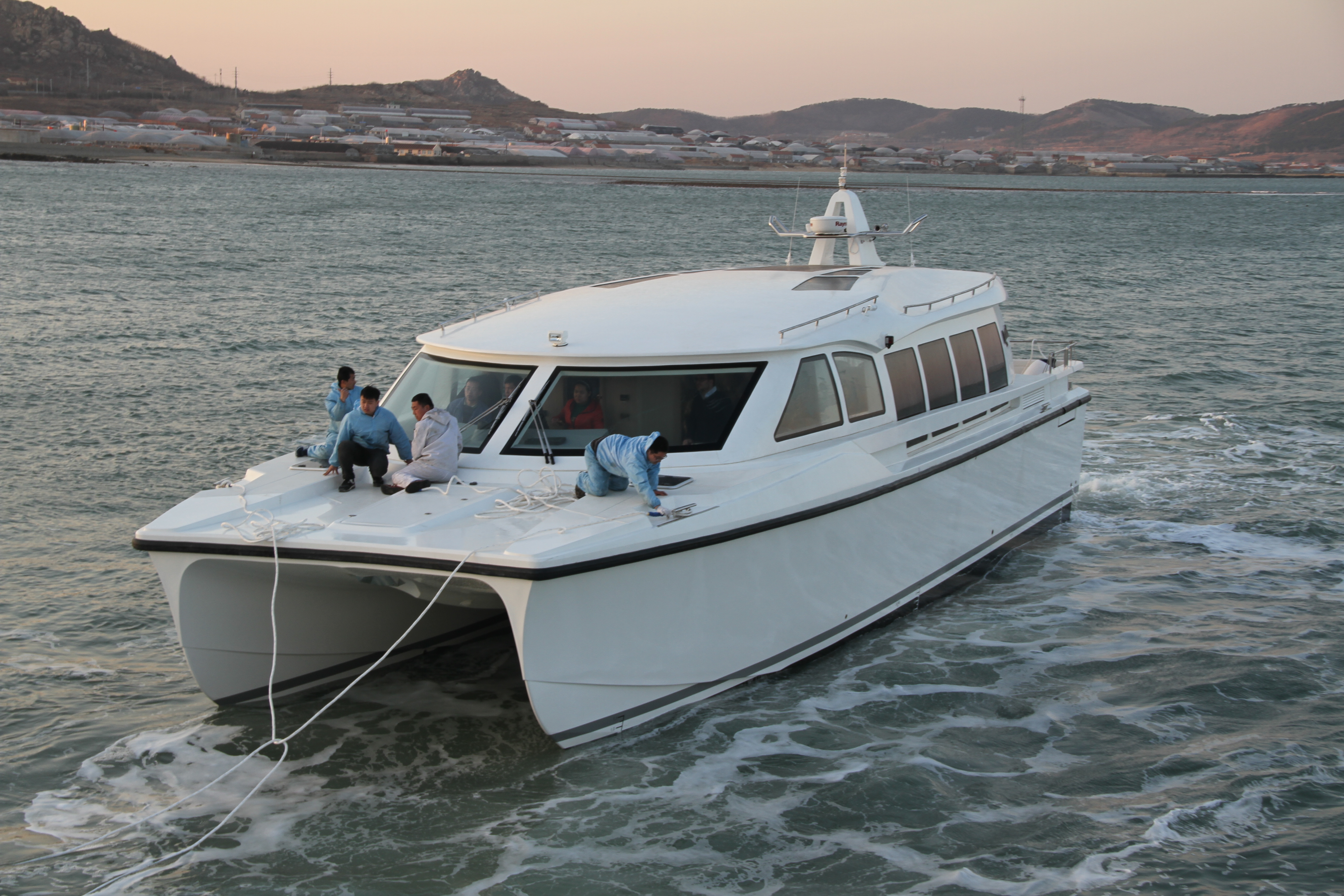 Island Sightseeing Catamaran Ferry 59 Passenger VIP Transfer Vessel