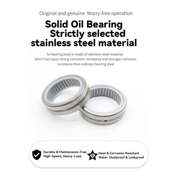 Rodamientos de rodillos de aguja Rodamientos de aceite sólido Máquinas industriales de alimentos Capacidad Molino de pellets