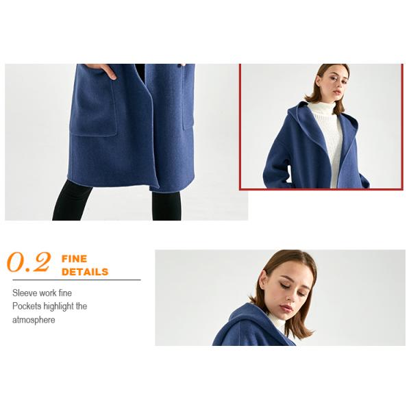 Long Style Women'S Ankle Length Winter Coat With Hood And Big Pocket