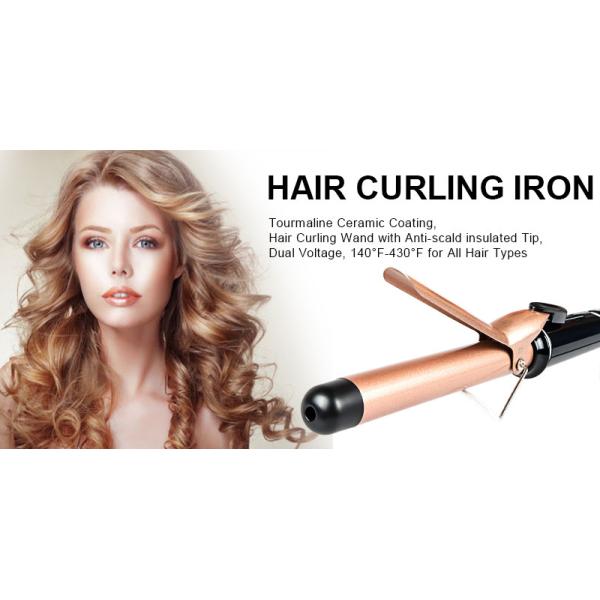 OEM Professional 65W Ceramic Hair Curler 2 In 1 Straightening Curling Iron