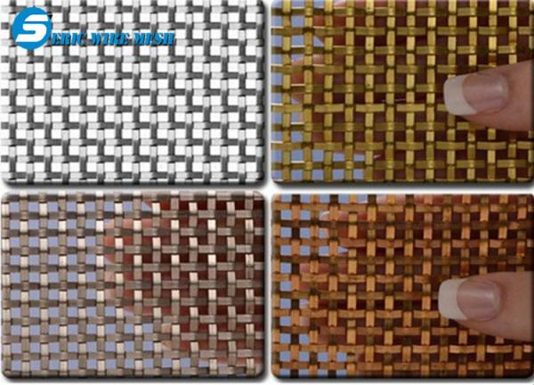 Flat-Wire Decorative Mesh Fandango Bronze